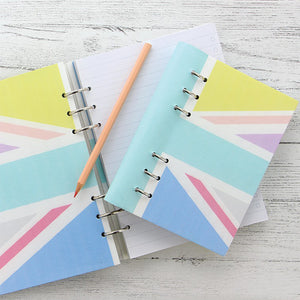 Filofax A5 Clipbook Jack Pastel, FILOFAX, Notebook, filofax-a5-clipbook-jack-pastel, Multicolour, Ruled, Cityluxe