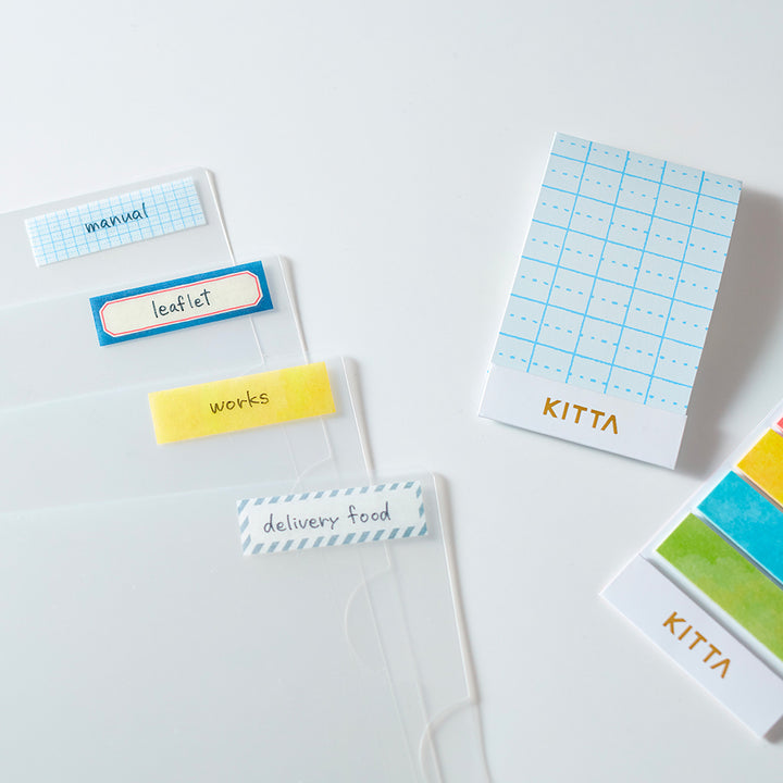 KITTA Washi Tape Starry Sky — applied on surface