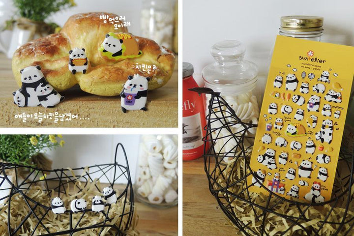 Suatelier Panda sticker, Suatelier, Sticker, suatelier-panda-sticker-1004, For Crafters, Stickers, Cityluxe