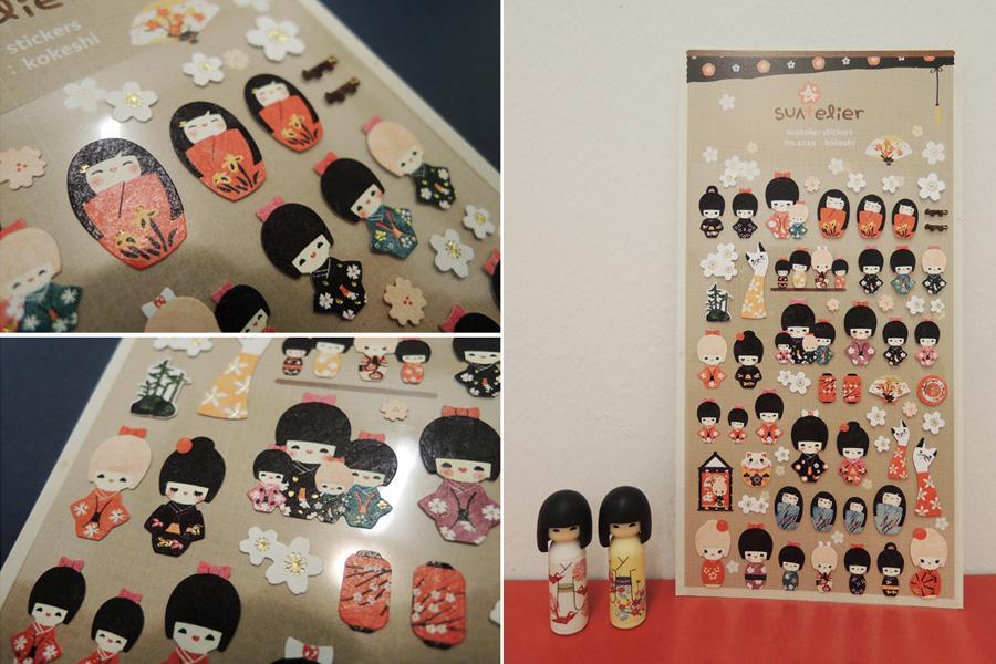 Suatelier Kokeshi sticker, Suatelier, Sticker, suatelier-kokeshi-sticker-1010, For Crafters, Stickers, Cityluxe