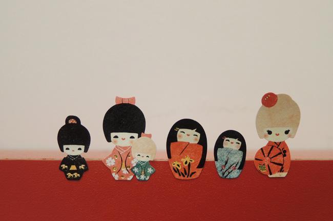 Suatelier Kokeshi sticker, Suatelier, Sticker, suatelier-kokeshi-sticker-1010, For Crafters, Stickers, Cityluxe
