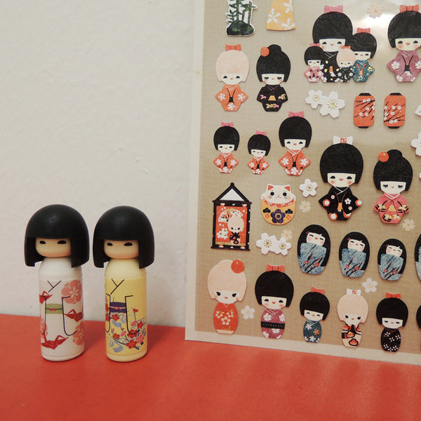 Load image into Gallery viewer, Suatelier Kokeshi sticker, Suatelier, Sticker, suatelier-kokeshi-sticker-1010, For Crafters, Stickers, Cityluxe
