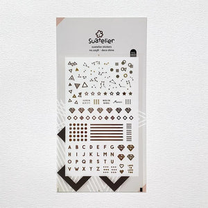 Suatelier Deco Shine sticker, Suatelier, Sticker, suatelier-deco-shine-sticker-1058, For Crafters, Stickers, Cityluxe
