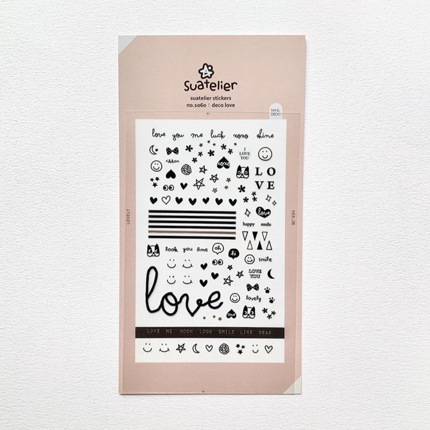 Suatelier Deco Love sticker, Suatelier, Sticker, suatelier-deco-love-sticker-1060, For Crafters, Stickers, Cityluxe
