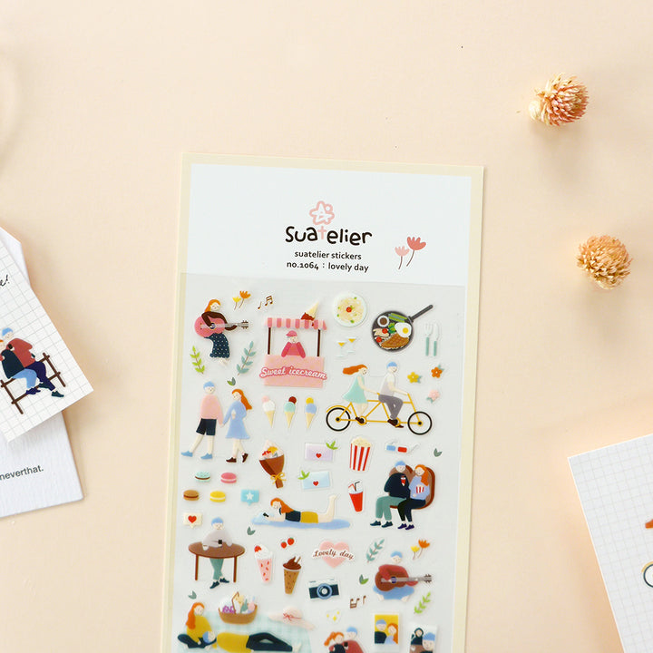 Suatelier Lovely Day Sticker, Suatelier, Sticker, suatelier-lovely-day-sticker-1064, For Crafters, Stickers, Cityluxe