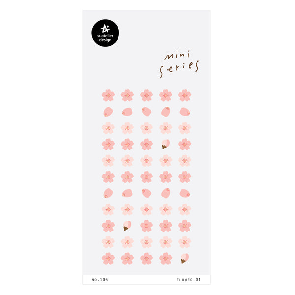Suatelier Sticker Mini Series - Flower.01 — front view