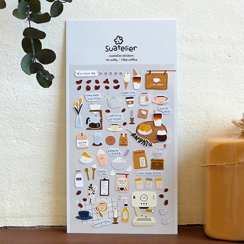 Suatelier I like Coffee sticker, Suatelier, Sticker, suatelier-i-like-coffee-sticker, For Crafters, Stickers, Cityluxe