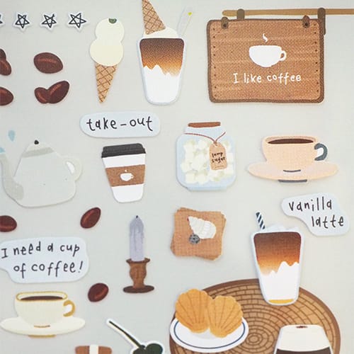 Suatelier I like Coffee sticker, Suatelier, Sticker, suatelier-i-like-coffee-sticker, For Crafters, Stickers, Cityluxe