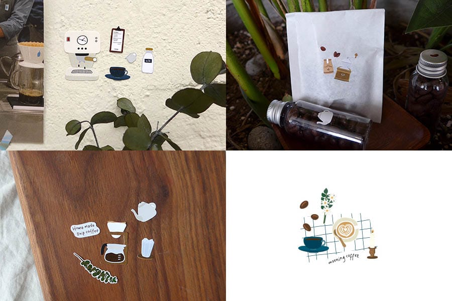 Suatelier I like Coffee sticker, Suatelier, Sticker, suatelier-i-like-coffee-sticker, For Crafters, Stickers, Cityluxe