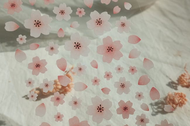 Suatelier Blossom Day sticker, Suatelier, Sticker, suatelier-blossom-day-sticker, For Crafters, Stickers, Cityluxe