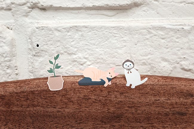 Suatelier Meow sticker, Suatelier, Sticker, suatelier-meow-sticker, For Crafters, Stickers, Cityluxe