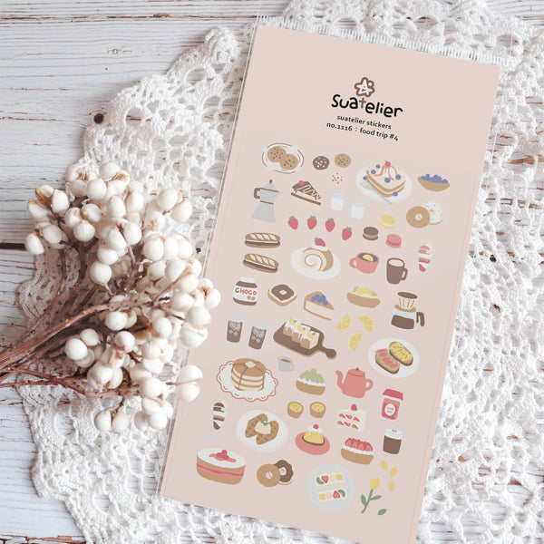 Suatelier Daily Deco Sticker - Food Trip #4 Sticker — front view