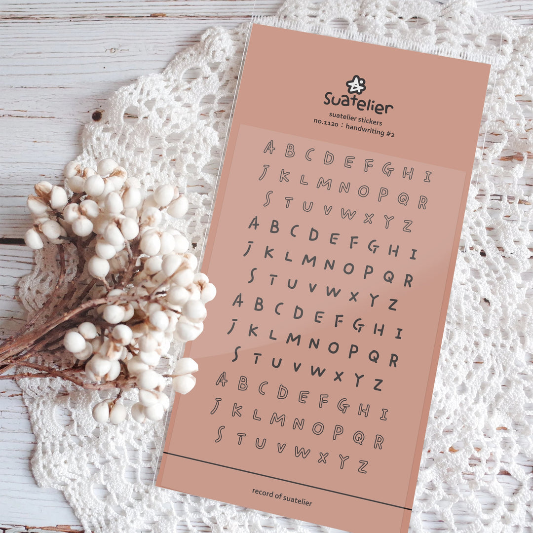 Suatelier Sticker Handwriting#2, Suatelier, Sticker, suatelier-sticker-handwriting-2, , Cityluxe