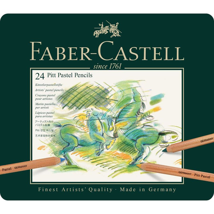 Faber-Castell PITT Pastel Pencil Set of 24, Faber-Castell, Colour Pencil, faber-castell-pitt-pastel-pencil-set-of-24, , Cityluxe