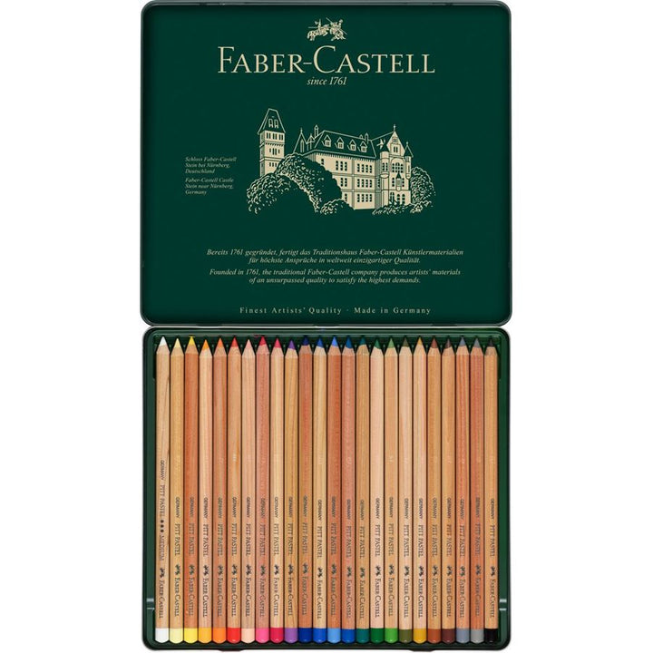 Faber-Castell PITT Pastel Pencil Set of 24, Faber-Castell, Colour Pencil, faber-castell-pitt-pastel-pencil-set-of-24, , Cityluxe