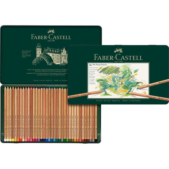 Faber-Castell PITT Pastel Pencil Set of 36, Faber-Castell, Colour Pencil, faber-castell-pitt-pastel-pencil-set-of-36, , Cityluxe