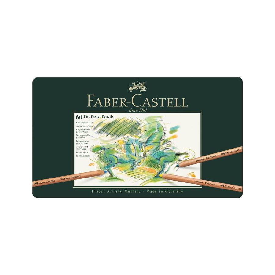 Faber-Castell PITT Pastel Pencil Set of 60, Faber-Castell, Colour Pencil, faber-castell-pitt-pastel-pencil-set-of-60, , Cityluxe
