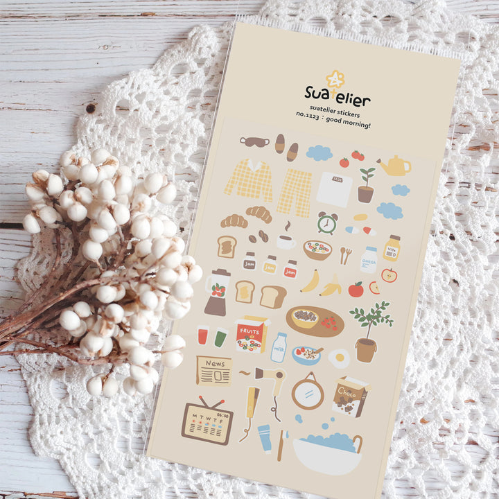 Suatelier Good Morning! Sticker, Suatelier, Sticker, suatelier-good-morning-sticker, , Cityluxe