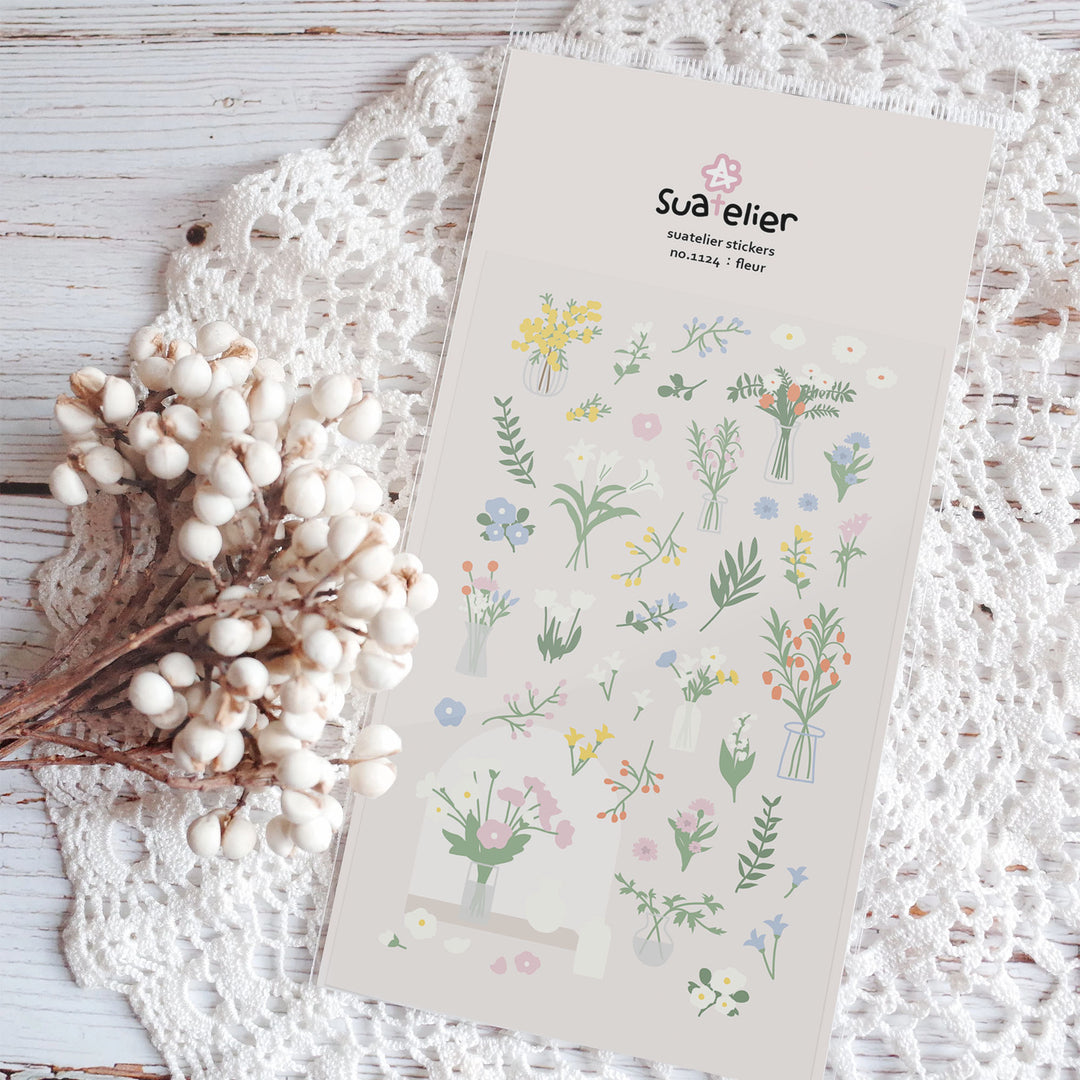 Suatelier Fleur Sticker, Suatelier, Sticker, suatelier-fleur-sticker, , Cityluxe