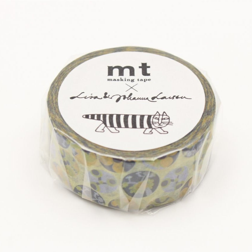 MT x Lisa Larson Washi Tape Succulent, MT Tape, Washi Tape, mt-lisa-larson-succulent-washi-tape-mtlisa12, dc, For Crafters, Qty, washi tape, Yellow, Cityluxe