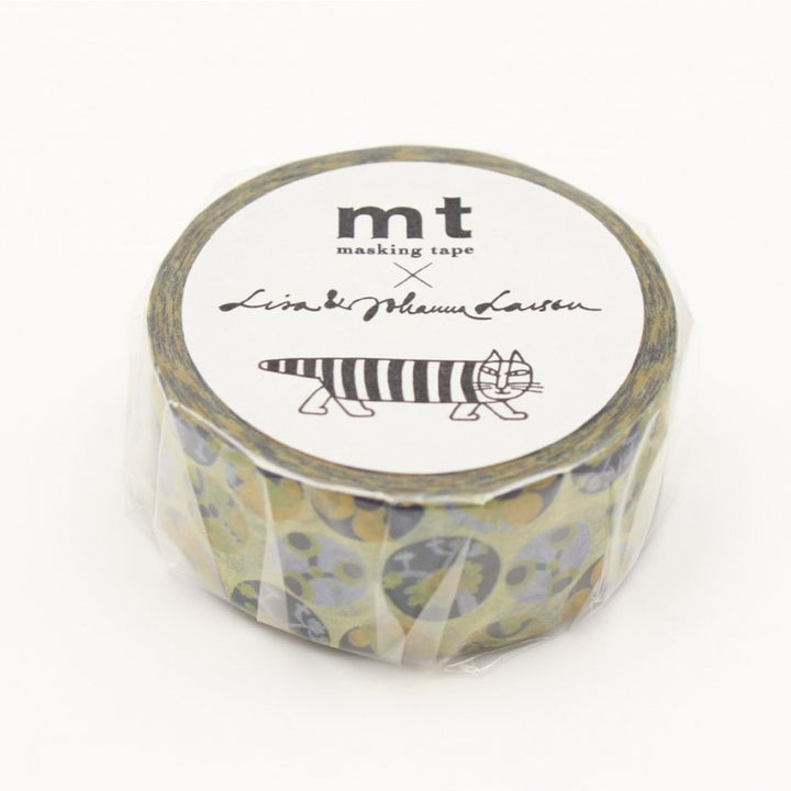 MT x Lisa Larson Washi Tape Succulent, MT Tape, Washi Tape, mt-lisa-larson-succulent-washi-tape-mtlisa12, dc, For Crafters, Qty, washi tape, Yellow, Cityluxe