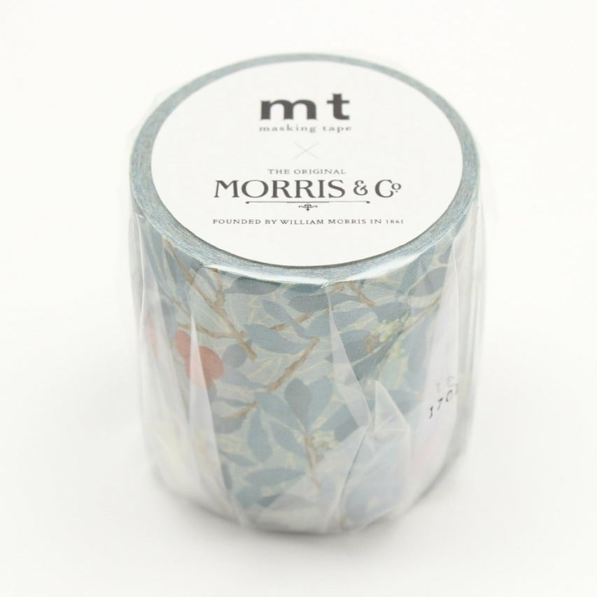 MT x William Morris Washi Tape Arbutus, MT Tape, Washi Tape, mt-william-morris-arbutus-washi-tape-mtwill07, blue, For Crafters, Red, washi tape, Cityluxe
