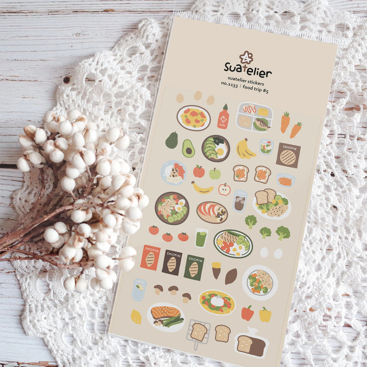 Suatelier Daily Deco Sticker -Food Trip 