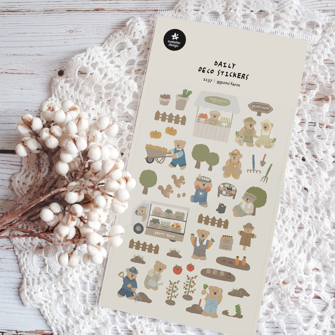 Suatelier Ggumi Farm Sticker, Suatelier, Sticker, suatelier-ggumi-farm-sticker, , Cityluxe