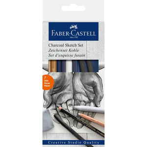 Faber-Castell Goldfaber Charcoal Sketch Set, Faber-Castell, Pencil, faber-castell-goldfaber-charcoal-sketch-set, Budding artists, Cityluxe