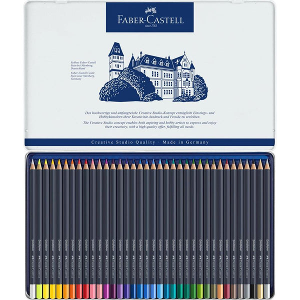 Load image into Gallery viewer, Faber-Castell Goldfaber Colour Pencil Tin of 36, Faber-Castell, Colour Pencil, faber-castell-goldfaber-colour-pencil-tin-of-36, , Cityluxe
