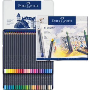 Faber-Castell Goldfaber Colour Pencil Tin of 48, Faber-Castell, Colour Pencil, faber-castell-goldfaber-colour-pencil-tin-of-48, , Cityluxe