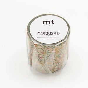 MT x William Morris Washi Tape Fruits, MT Tape, Washi Tape, mt-william-morris-fruits-washi-tape-mtwill04, For Crafters, Green, Red, washi tape, Cityluxe