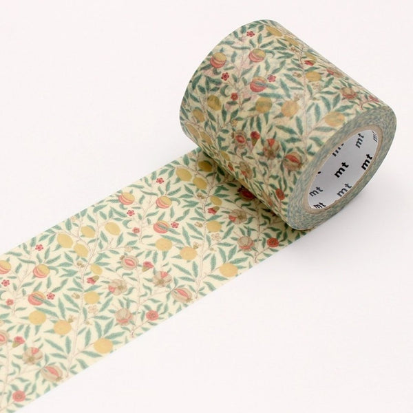 Load image into Gallery viewer, MT x William Morris Washi Tape Fruits, MT Tape, Washi Tape, mt-william-morris-fruits-washi-tape-mtwill04, For Crafters, Green, Red, washi tape, Cityluxe

