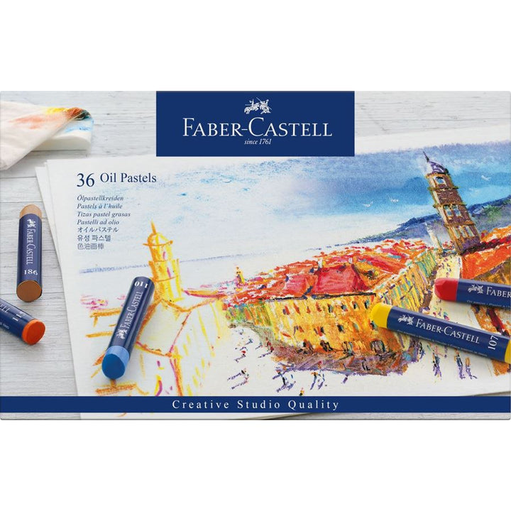 Faber-Castell Creative Studio Oil Pastels Set of 36, Faber-Castell, Crayon, faber-castell-creative-studio-oil-pastels-set-of-36, , Cityluxe