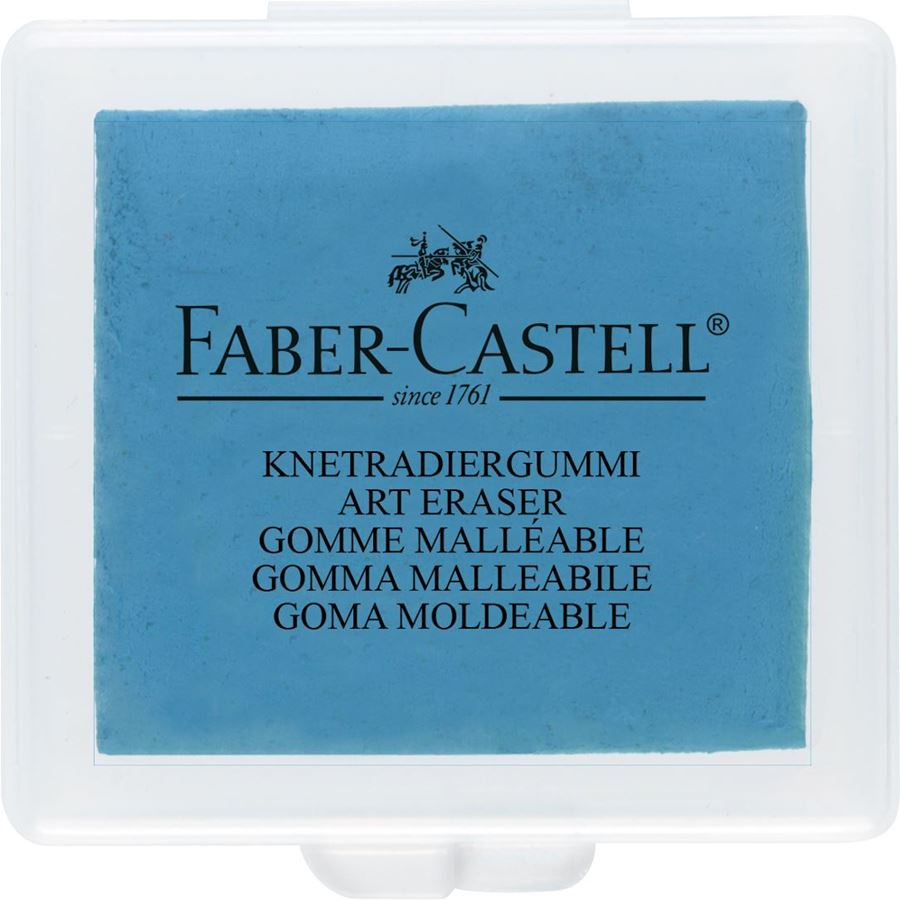 Faber-Castell Kneadable Eraser In Plastic Box, Faber-Castell, Accessories, faber-castell-kneadable-eraser-in-plastic-box-yellow-blue-red, , Cityluxe