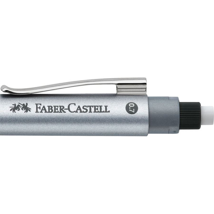 Faber-Castell Grip 2011 Mechanical Pencil (0.7mm) Silver, Faber-Castell, Mechanical Pencil, faber-castell-grip-2011-mechanical-pencil-0-7mm-silver, can be engraved, Fine Writing, Silver, Cityluxe