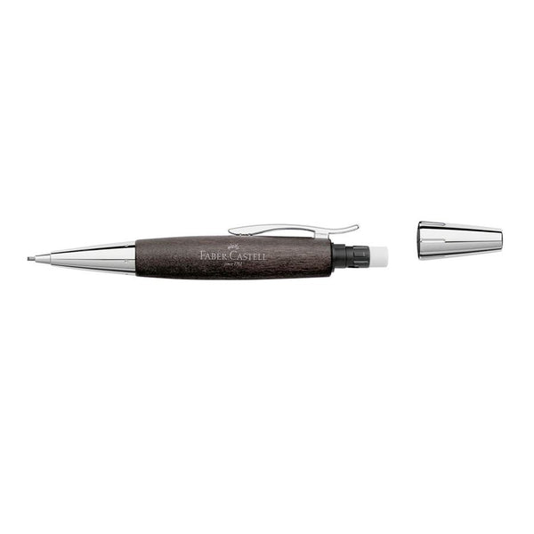 将图片加载到图库查看器，Faber-Castell Emotion Twist Pencil Pearwood Black Chrome Metal, Faber-Castell, Mechanical Pencil, faber-castell-emotion-twist-pencil-pearwood-black-chrome-metal, Black, can be engraved, Fine Writing, Cityluxe
