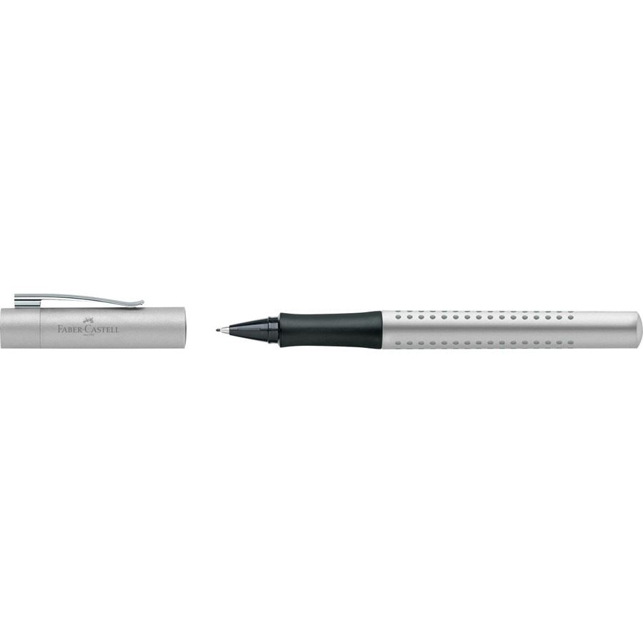 Faber-Castell Grip 2011 Finewriter (with blue erasable ink) Silver, Faber-Castell, Gel Pen, faber-castell-grip-2011-finewriter-with-blue-erasable-ink-silver, can be engraved, Fine Writing, Silver, Cityluxe