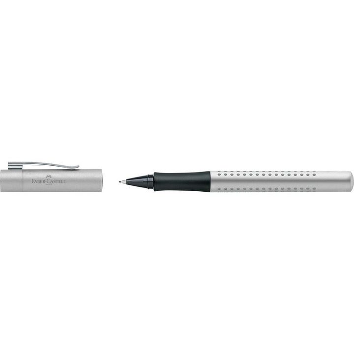 Faber-Castell Grip 2011 Finewriter (with blue erasable ink) Silver, Faber-Castell, Gel Pen, faber-castell-grip-2011-finewriter-with-blue-erasable-ink-silver, can be engraved, Fine Writing, Silver, Cityluxe