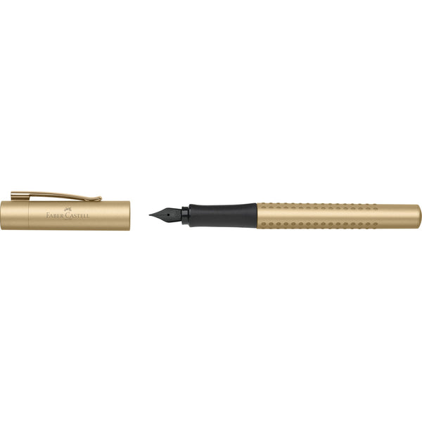 Load image into Gallery viewer, Faber-Castell Grip Edition Fountain Pen Gold, Faber-Castell, Fountain Pen, faber-castell-grip-edition-fountain-pen-gold, can be engraved, Fine Writing, Gold, Cityluxe
