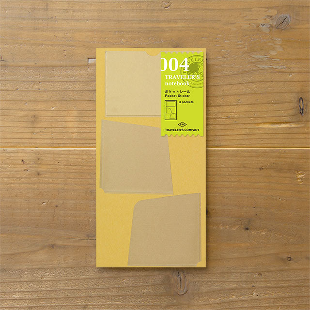 Traveler's Notebook Refill 004 (Regular & Passport Size) - Pocket Sticker, Traveler's Company, Notebook Insert, travelers-notebook-refill-004-regular-passport-size-pocket-sticker-14248006, For Travellers, Cityluxe