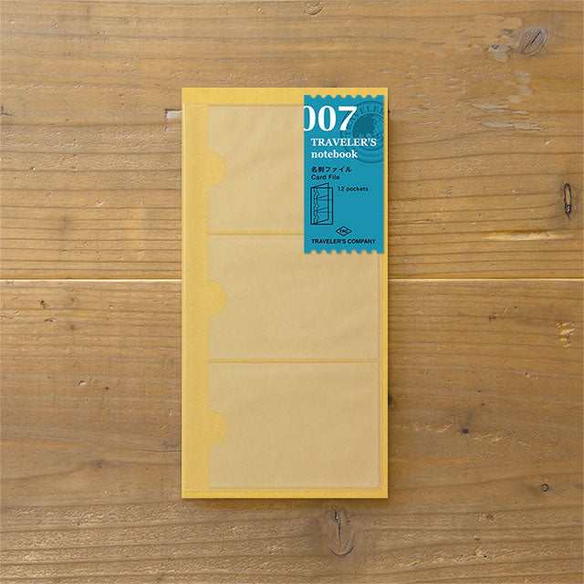 Traveler's Notebook Refill 007 (Regular Size) - Card File, Traveler's Company, Notebook Insert, travelers-and-notebook-refill-007-regular-size-card-file-14301006, For Travellers, Cityluxe