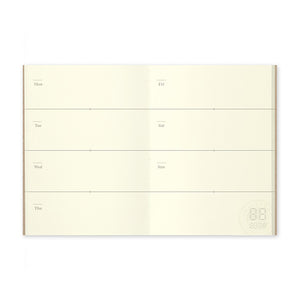 Traveler's Notebook Refill 007 (Passport Size) - Weekly Diary, Traveler's Company, Notebook Insert, travelers-and-notebook-refill-007-passport-size-weekly-diary-14327006, Calendar, For Travellers, Cityluxe
