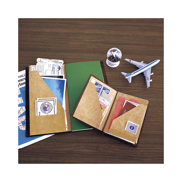 将图片加载到图库查看器，Traveler&#39;s Notebook Refill 020 (Regular Size) - Kraft Paper Folder, Traveler&#39;s Company, Notebook Insert, travelers-and-notebook-refill-020-regular-size-kraft-paper-folder-14332006, For Travellers, traveler, Cityluxe
