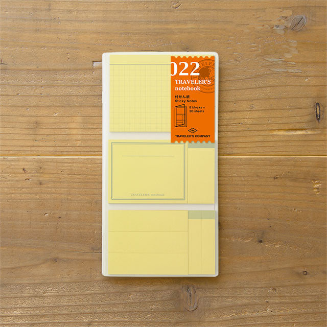 Traveler's Notebook Refill 022 (Regular Size) - Sticky Notes, Traveler's Company, Notebook Insert, travelers-and-notebook-refill-022-regular-size-sticky-notes-14347006, For Travellers, traveler, Cityluxe
