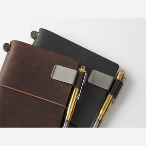 Traveler's Notebook Refill 016 (Regular & Passport Size) - Pen Holder (Medium) Brown, Traveler's Company, Notebook Insert, travelers-notebook-refill-016-regular-passport-size-pen-holder-medium-brown, For Travellers, traveler, Cityluxe