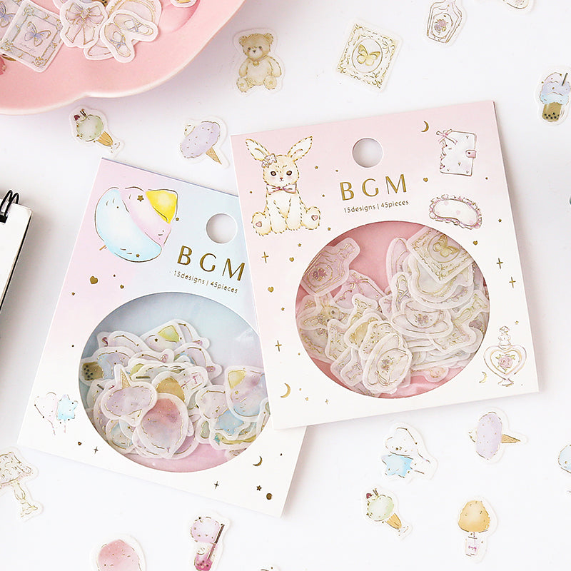 BGM Flakes Seal Rabbit, BGM, Seal, bgm-flakes-seal-rabbit, bgm winter 2019, Sticker, Cityluxe