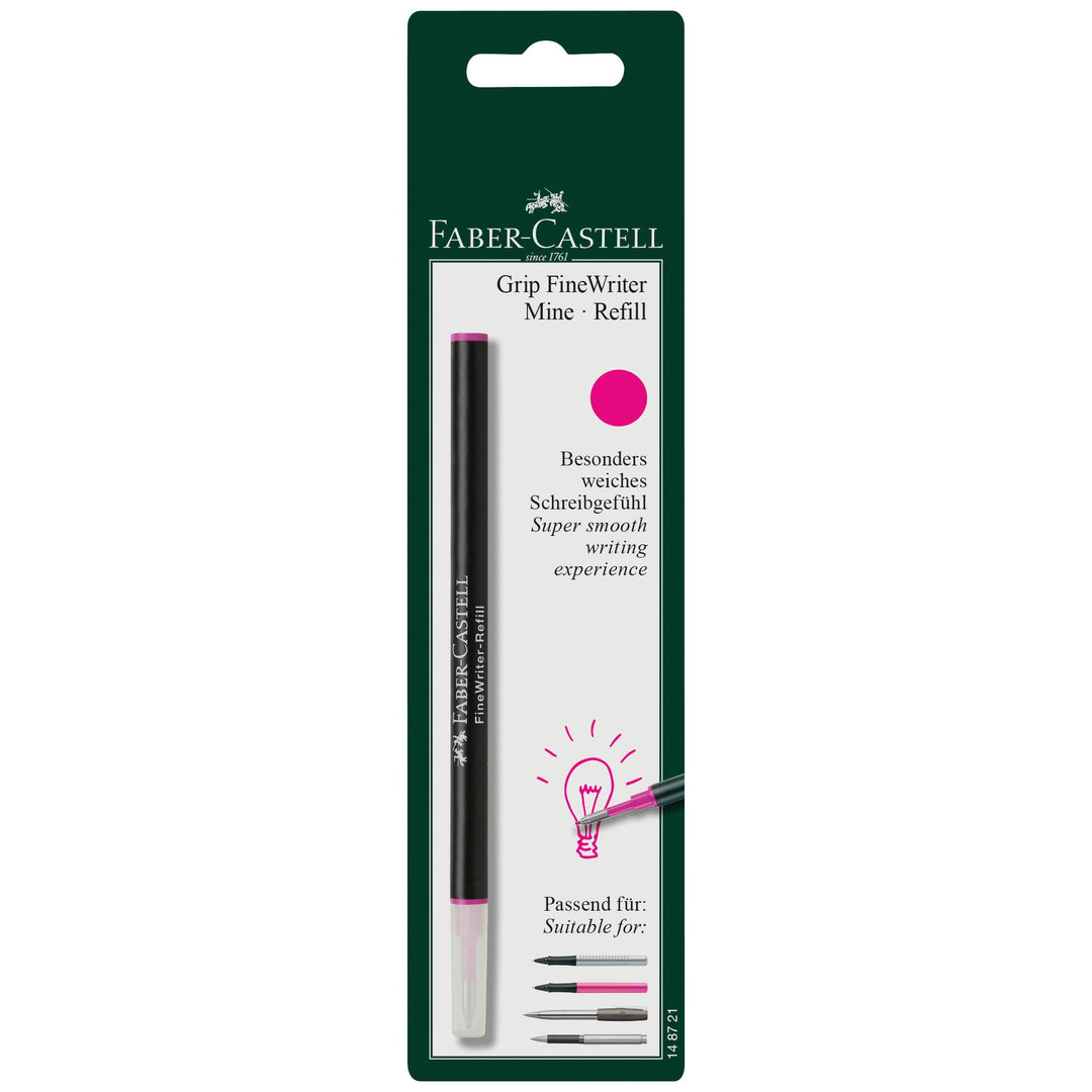 Faber-Castell Grip Finewriter Refill — flat lay