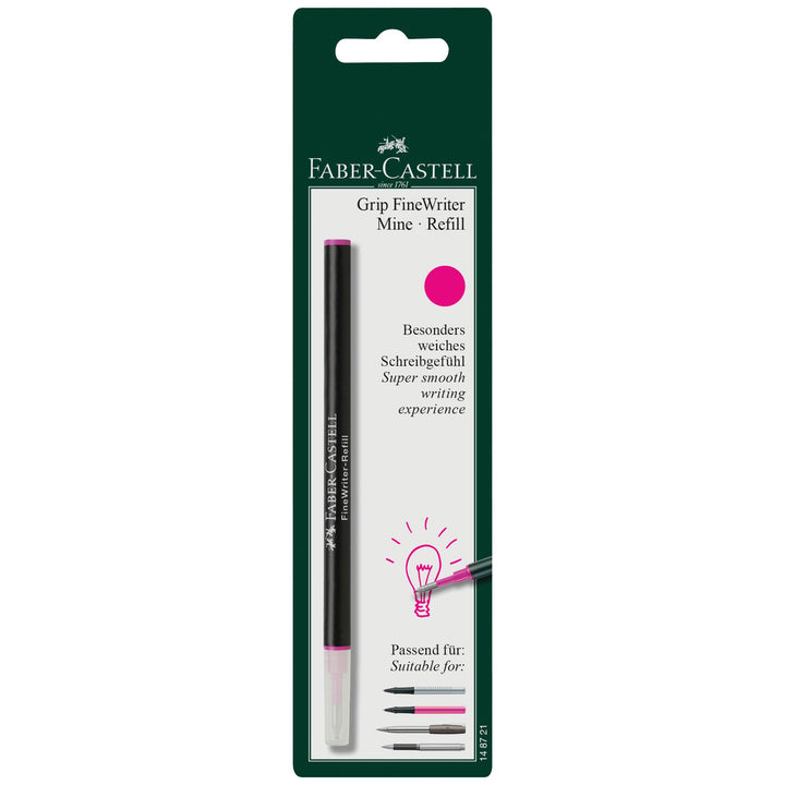 Faber-Castell Grip Finewriter Refill — flat lay