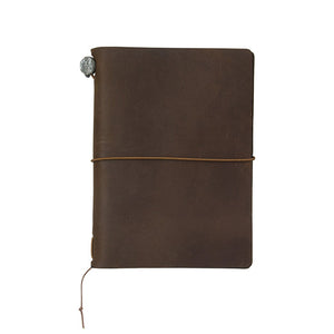Traveler's Notebook Starter Kit (Passport Size) - Brown, Traveler's Company, Notebook, travelers-notebook-starter-kit-passport-size-brown, Blank, Brown, Bullet Journalist, For Travellers, traveler, Cityluxe